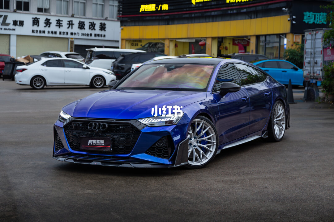 ELOV PPF-CP153 Metallic Blue color PPF application on car - image 2