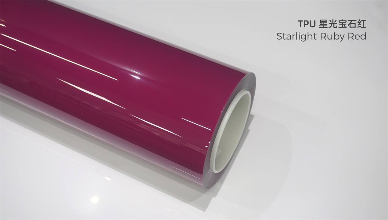 ELOV PPF-CP161 Starlight Ruby Red color paint protection film roll