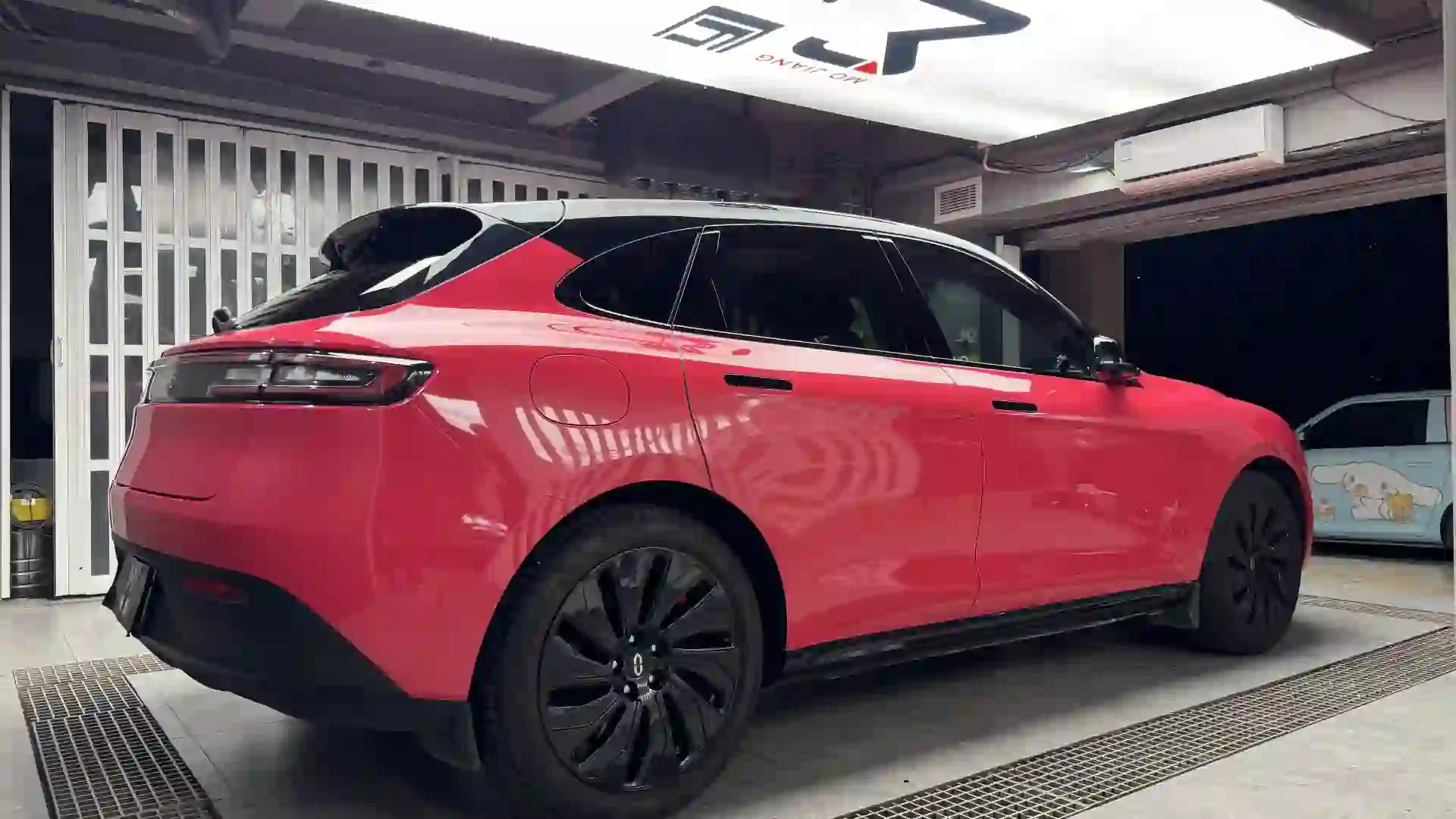 ELOV PPF-CP162 Strawberry Red color PPF application on car - image 1