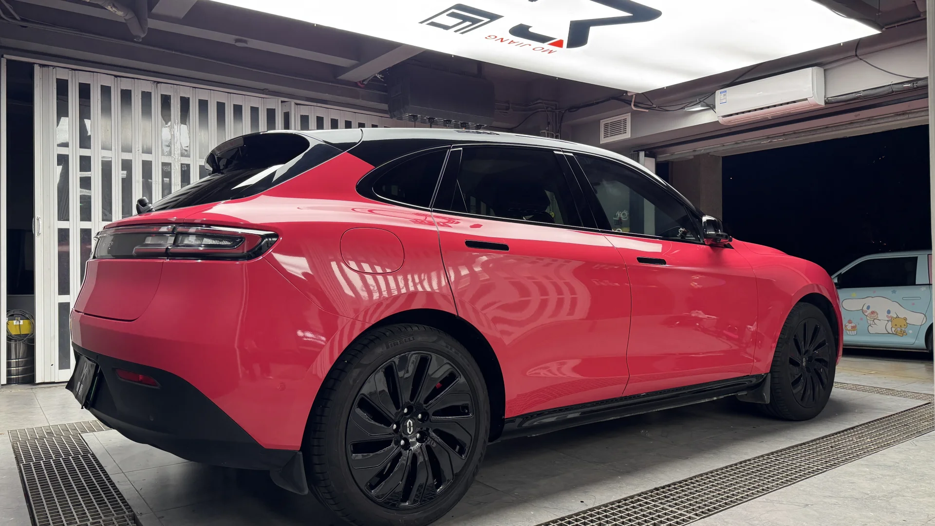 ELOV PPF-CP162 Strawberry Red color PPF application on car - image 2