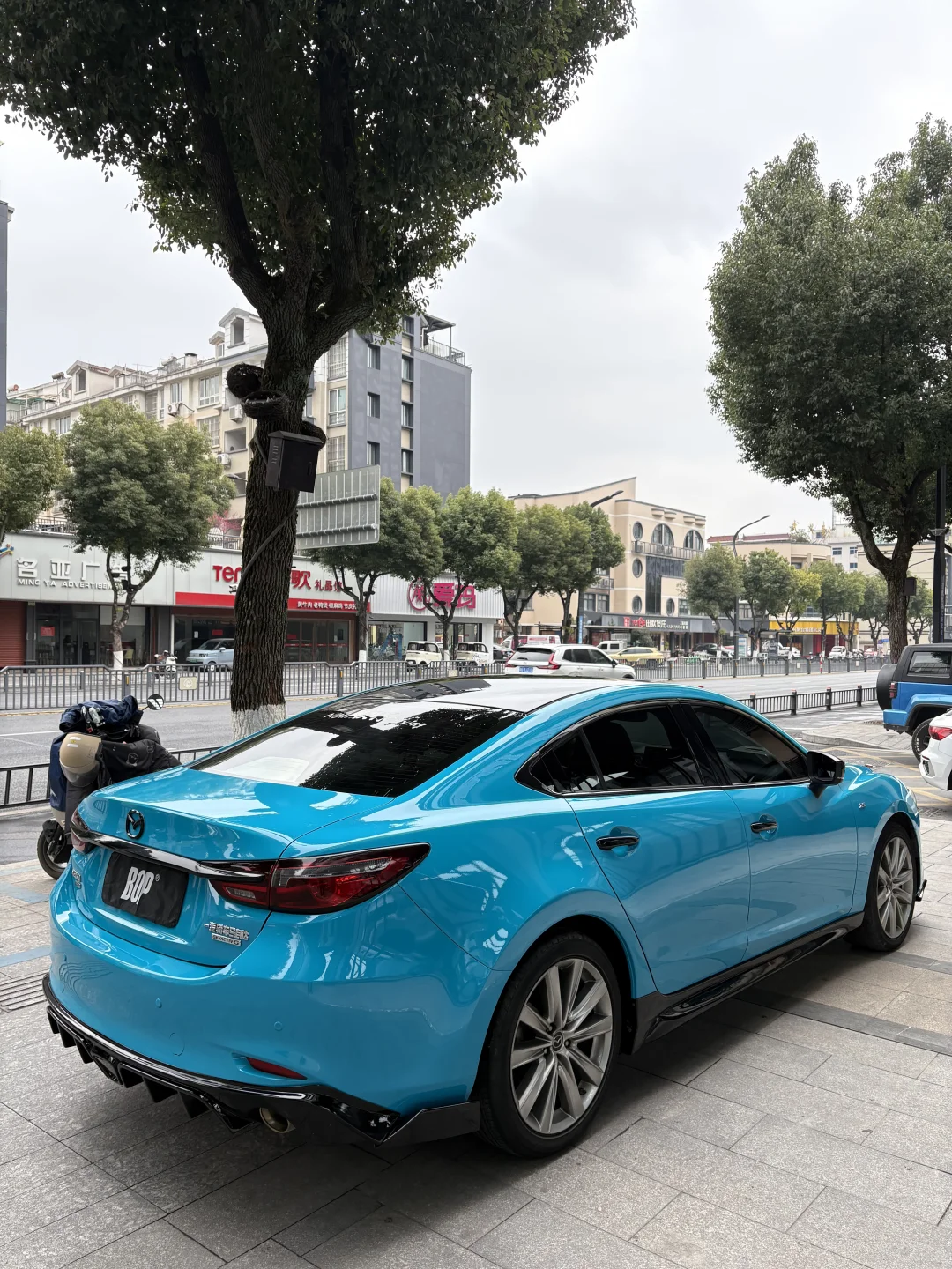ELOV PPF-CP170 Miami Blue color PPF application on car - image 3