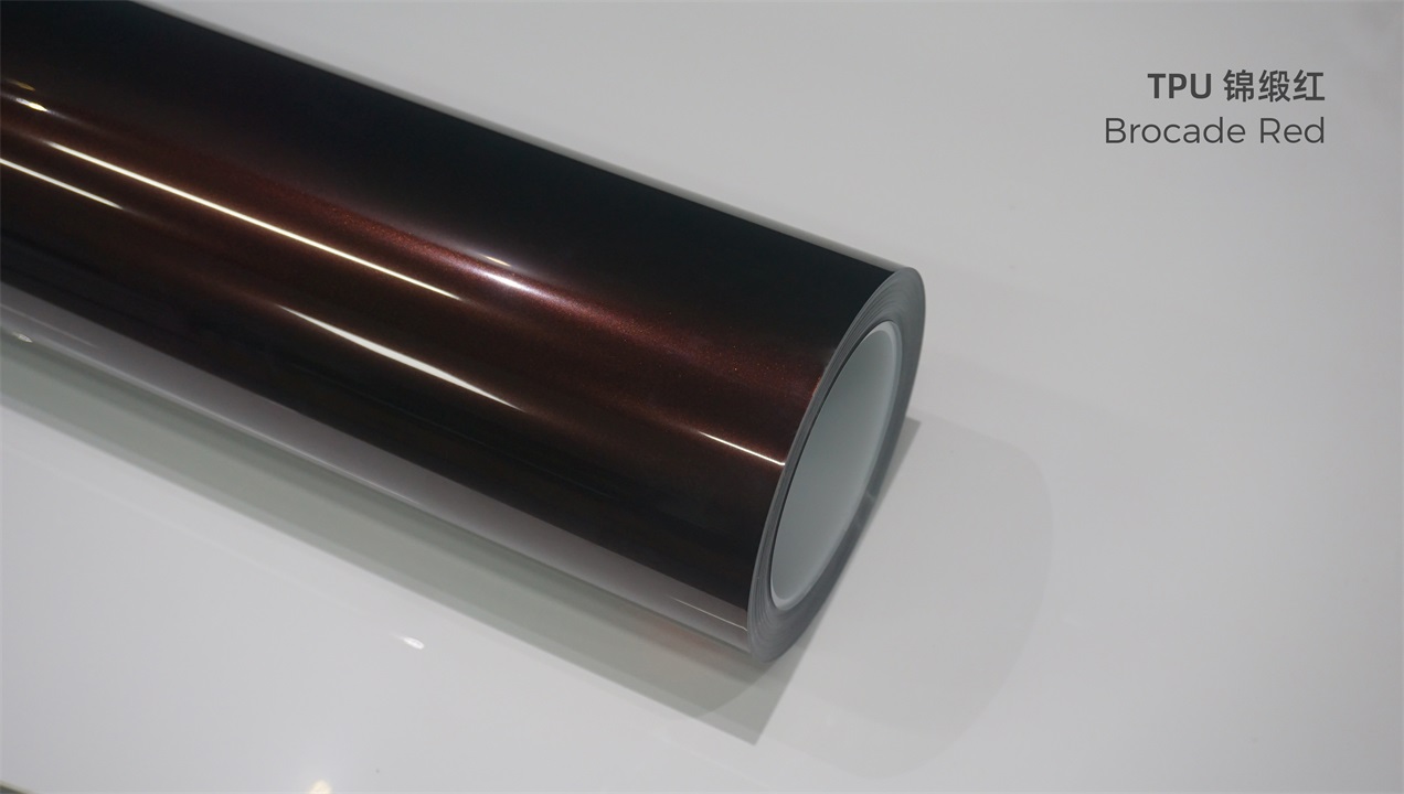 ELOV PPF-CP177 Brocade Red color paint protection film roll