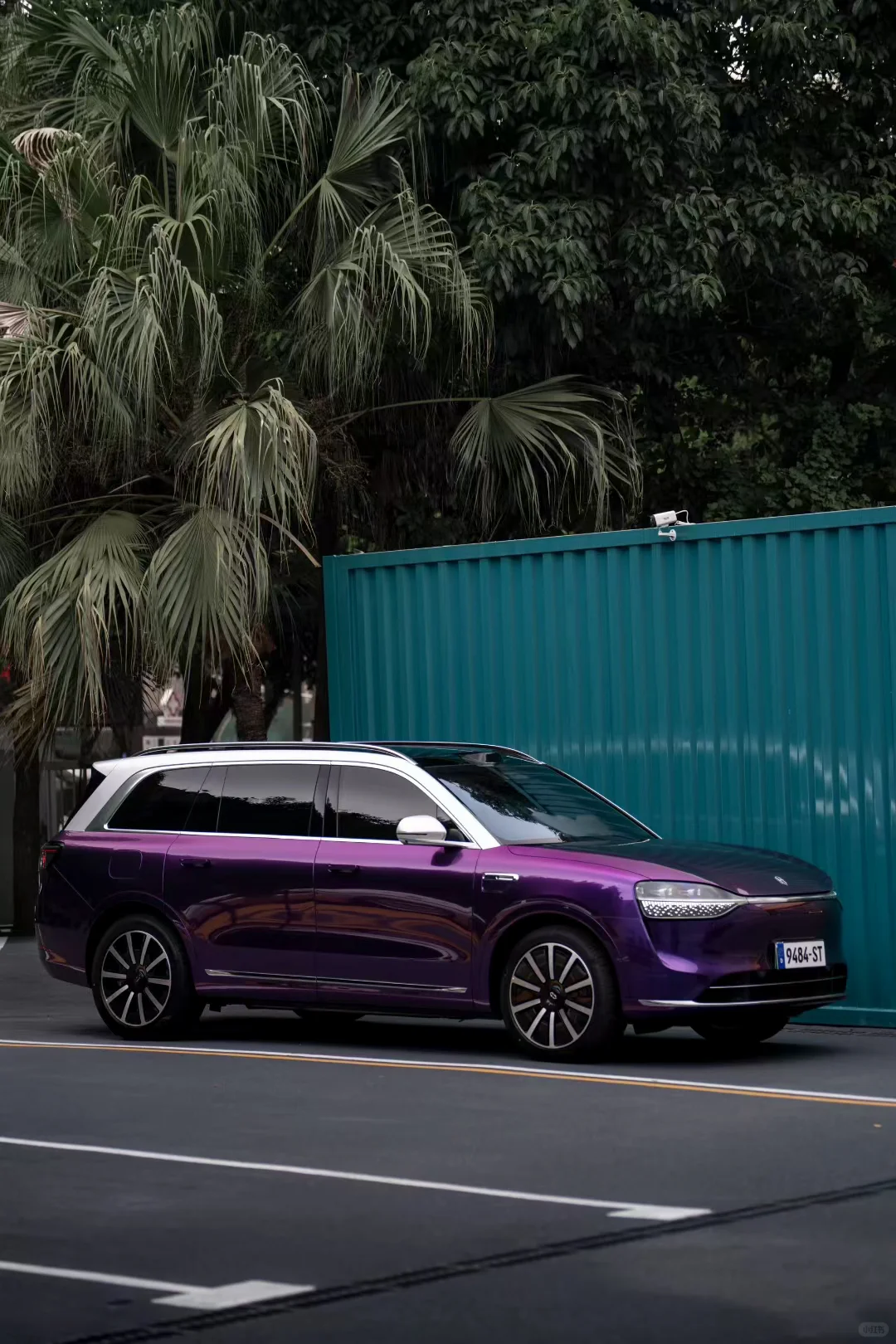 ELOV PPF-CP178 Bright Black Purple color PPF application on car - image 2