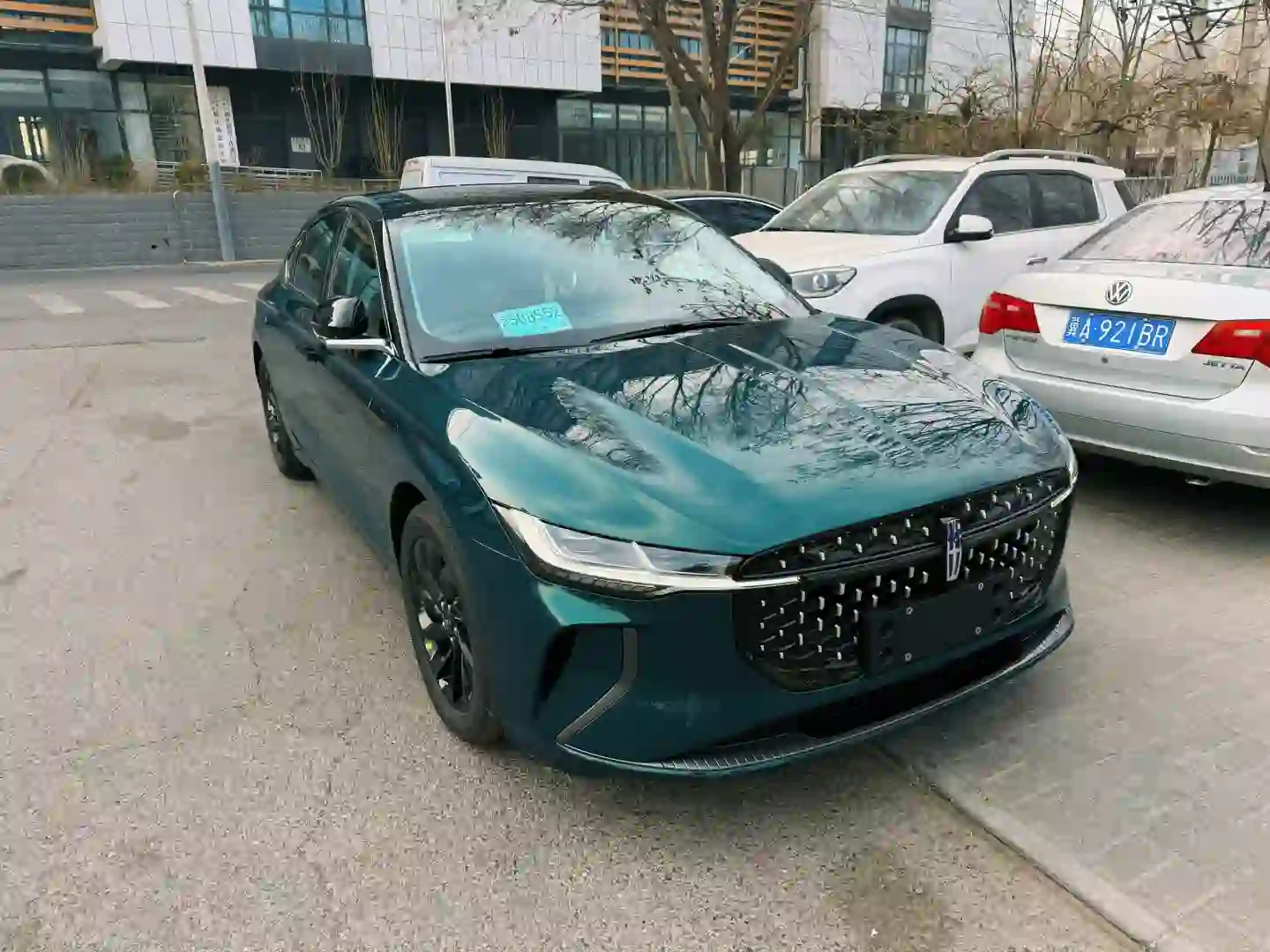 ELOV PPF-CP182 British Green color PPF application on car - image 1