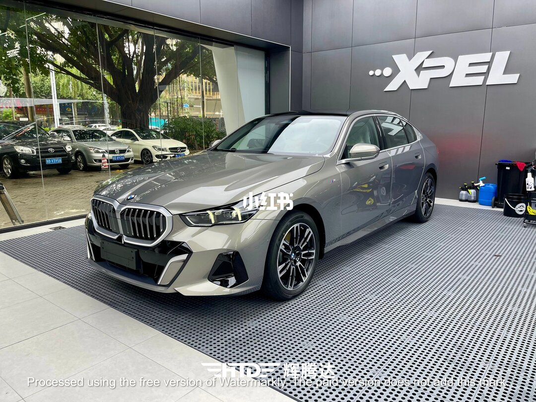 ELOV PPF-CP191 Brilliant Rock Lime color PPF application on car - image 2