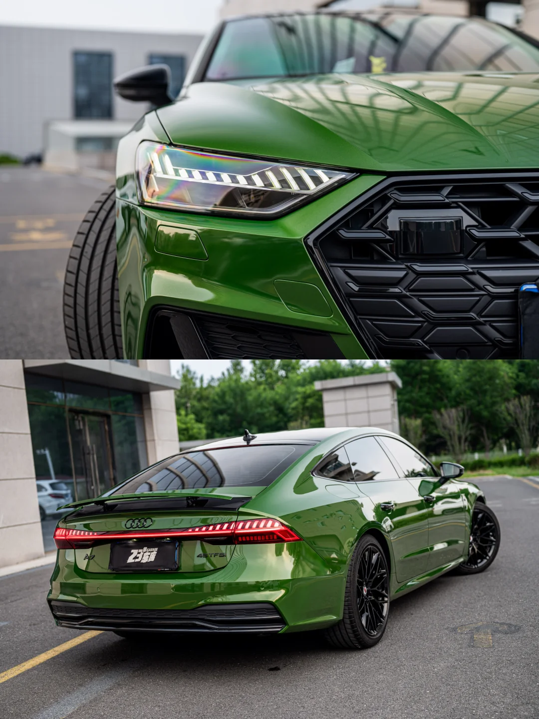 ELOV PPF-CP193 Sonoma Green color PPF application on car - image 2