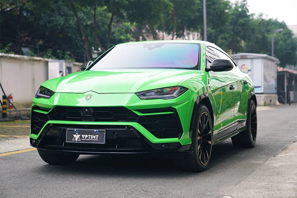 ELOV PPF-CP199 Viper Green color PPF application on car - image 3