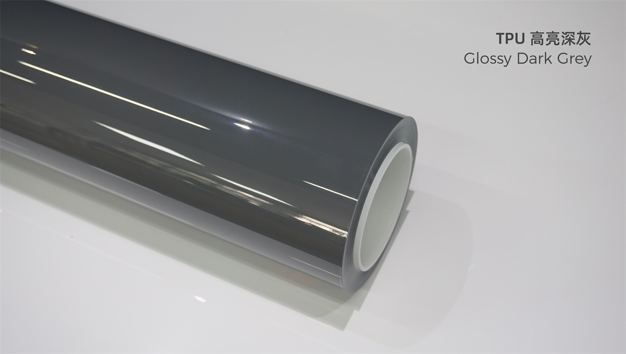 ELOV PPF-CP203 Glossy Dark Grey color paint protection film roll
