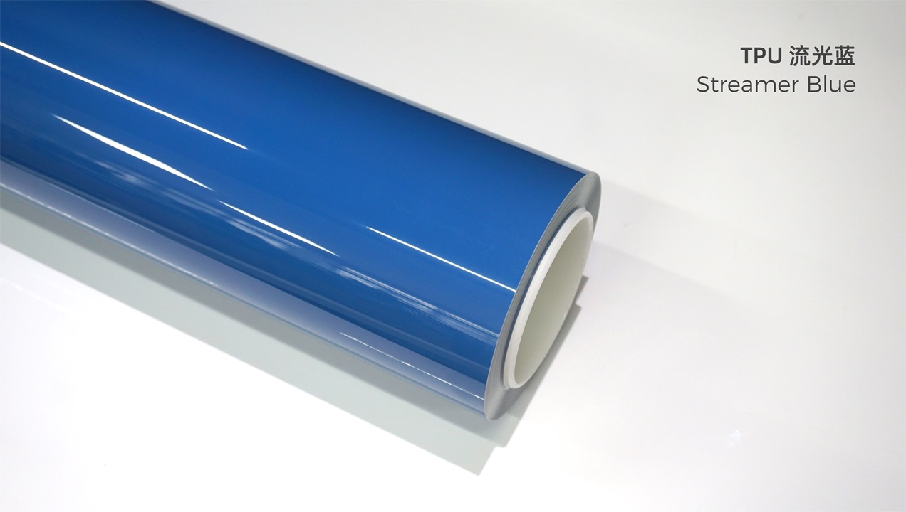 ELOV PPF-CP204 Streamer Blue color paint protection film roll