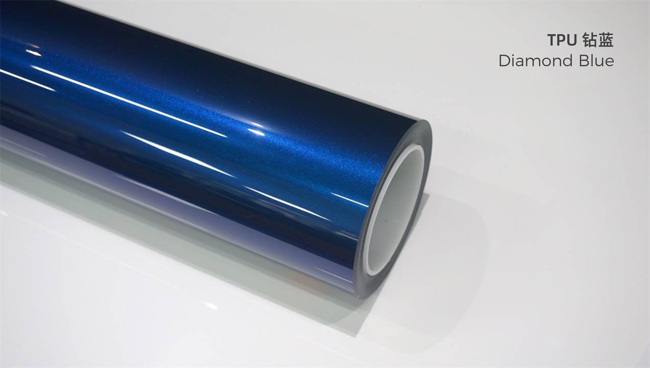 ELOV PPF-CP213 Diamond Blue color paint protection film roll