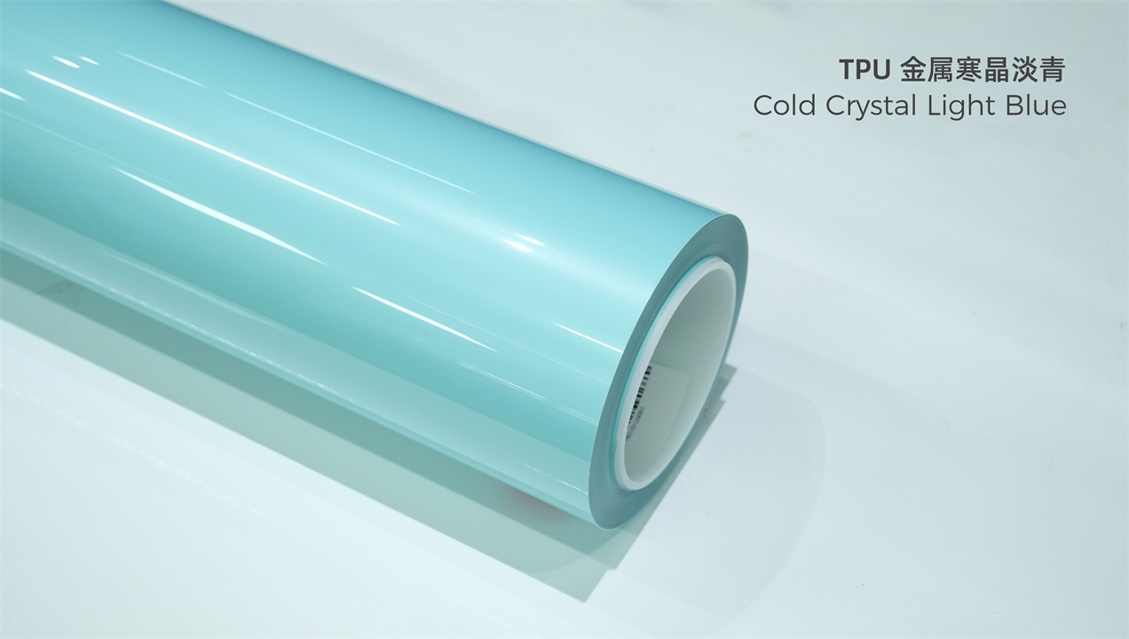 ELOV PPF-CP216 Gold Crystal Light Blue color paint protection film roll