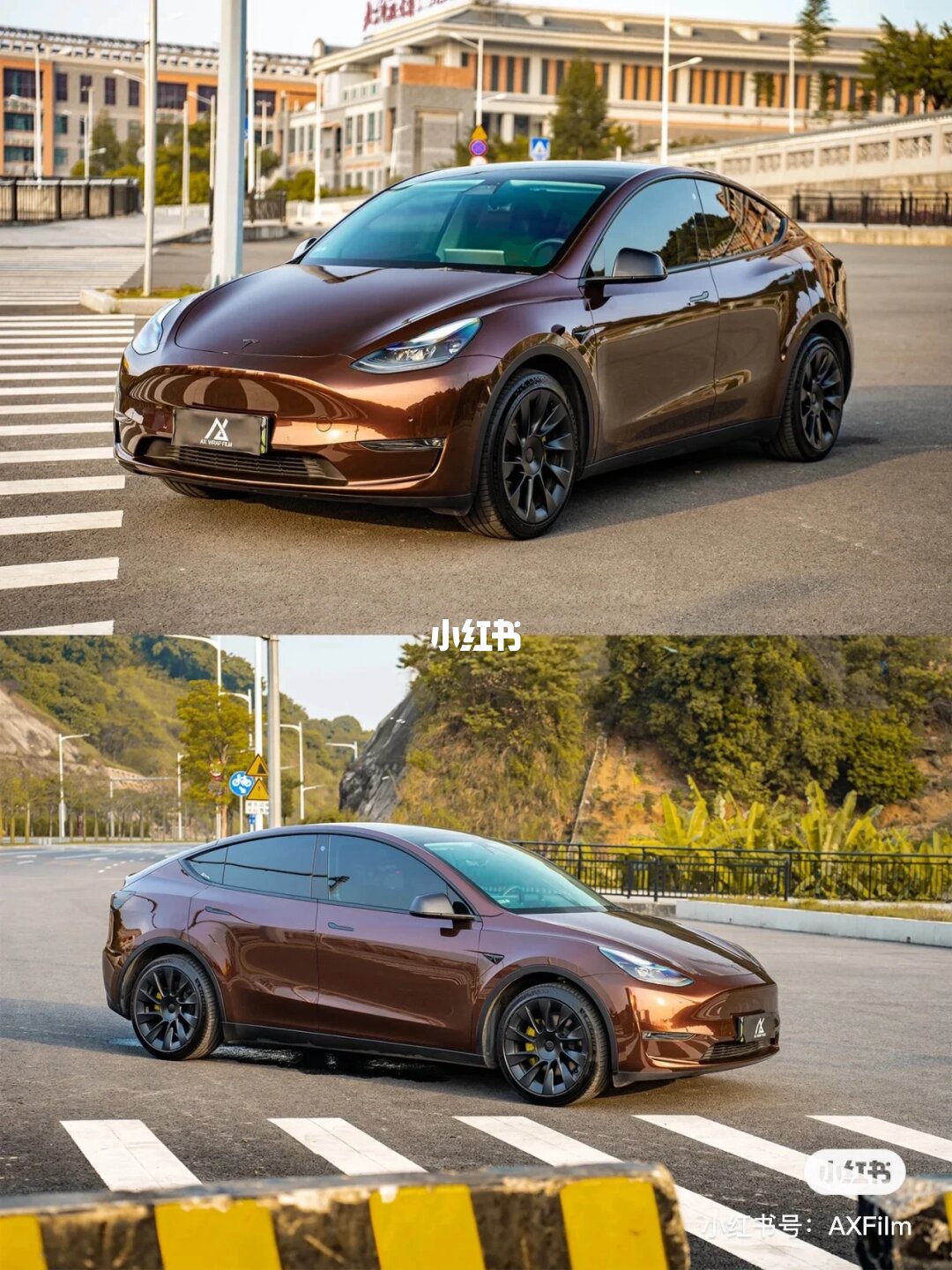 ELOV PPF-CP218 Liquid Metallic Coffee color PPF application on car - image 1