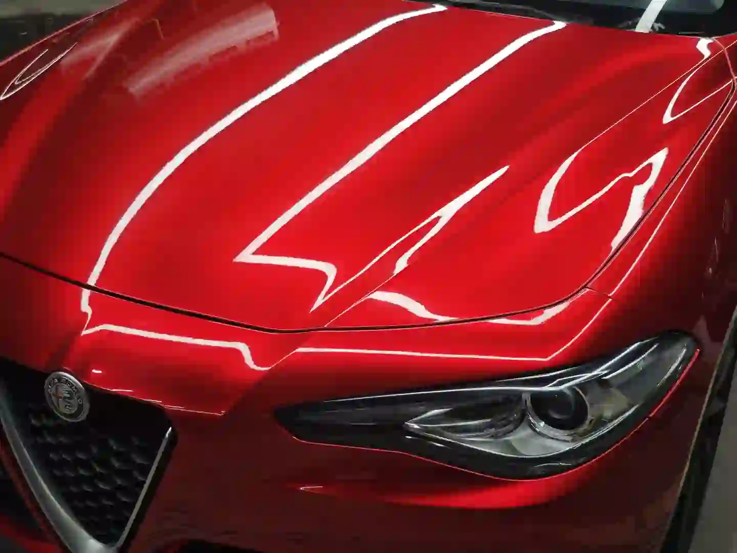 ELOV PPF-CP222 Liquid Metallic Cherry Red color PPF application on car - image 1