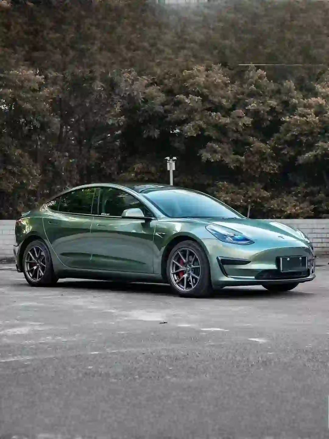 ELOV PPF-CP224 Liquid Metallic Cangling Green color PPF application on car - image 1