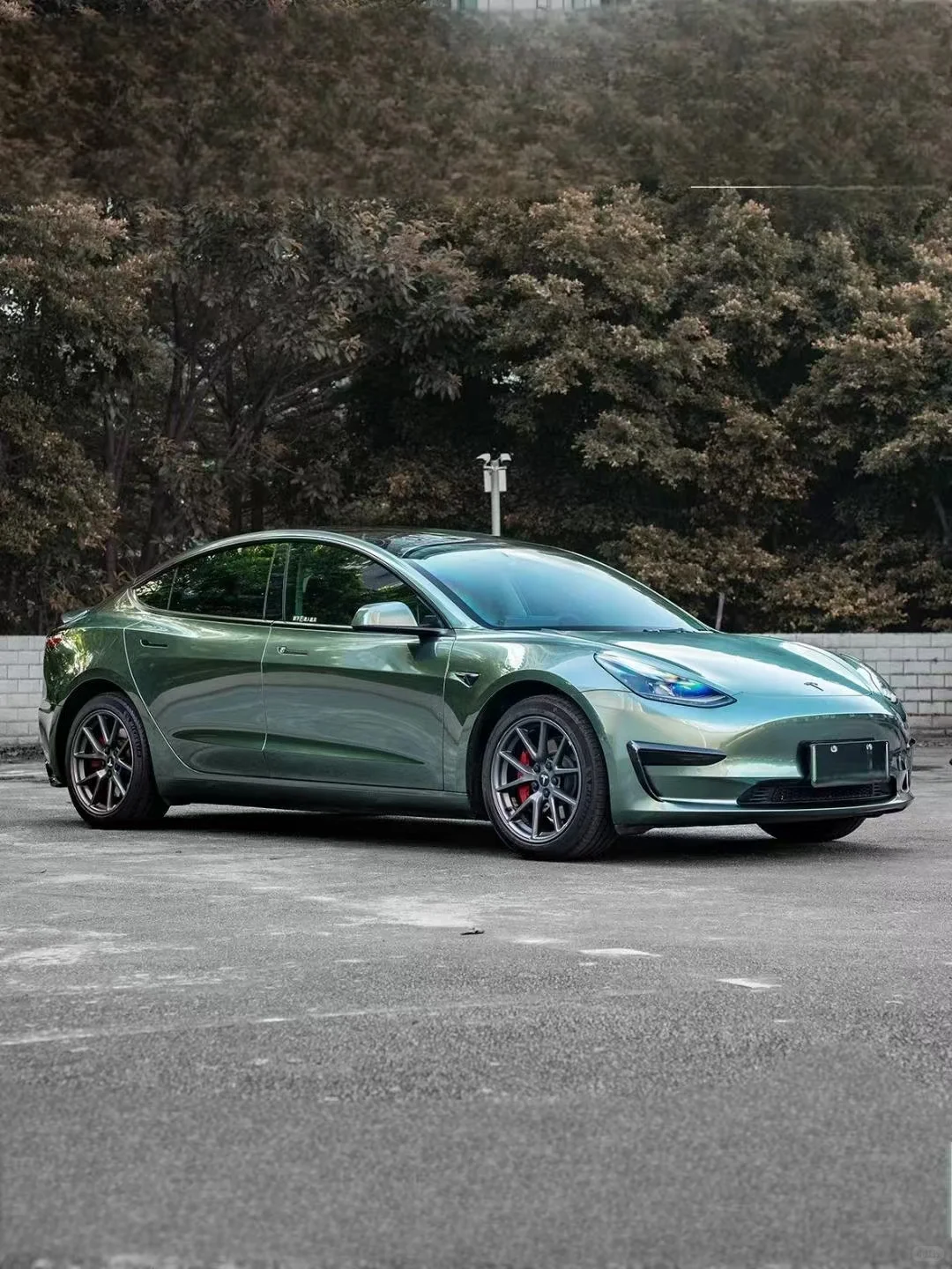 ELOV PPF-CP224 Liquid Metallic Cangling Green color PPF application on car - image 2