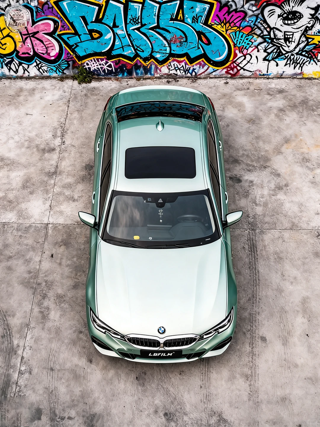 ELOV PPF-CP225 Liquid Metallic Grace Green color PPF application on car - image 3