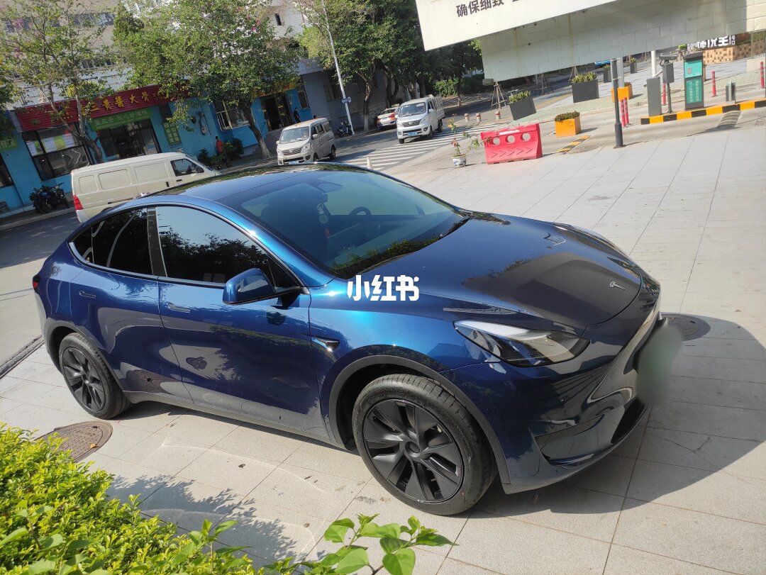 ELOV PPF-CP227 Liquid Metal Blue color PPF application on car - image 1