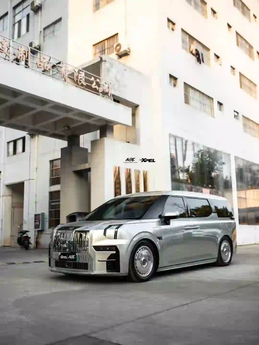 ELOV PPF-CP234 Liquid Metallic Titanium Silver color PPF application on car - image 1