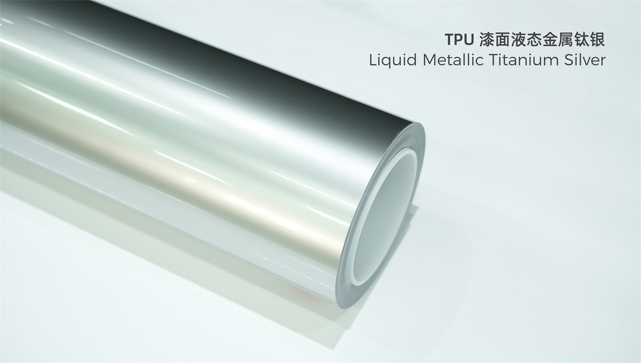 ELOV PPF-CP234 Liquid Metallic Titanium Silver color paint protection film roll