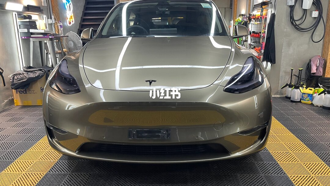 ELOV PPF-CP237 Liquid Metallic Coffee Gray color PPF application on car - image 3