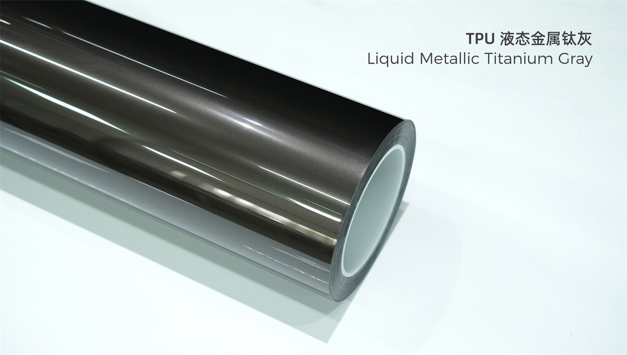 ELOV PPF-CP238 Liquid Metallic Titanium Gray color paint protection film roll