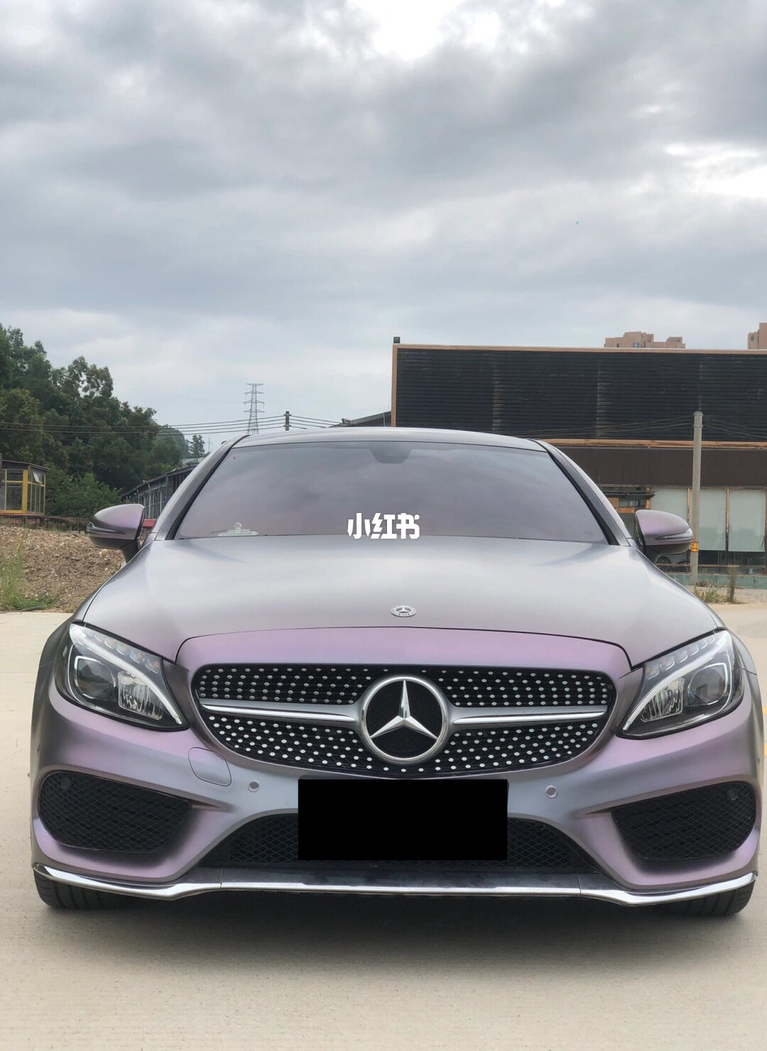 ELOV PPF-CP245 Capri Gray Purple Matte color PPF application on car - image 1