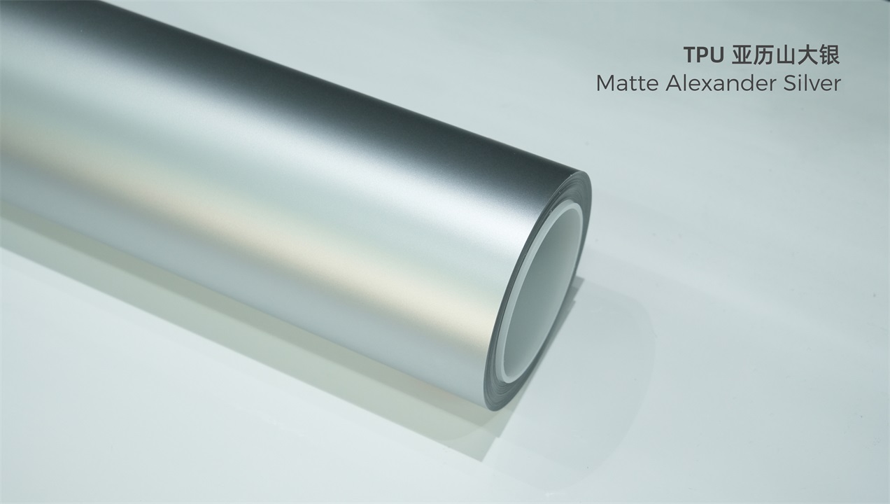 ELOV PPF-CP247 Matte Alexander Silver color paint protection film roll