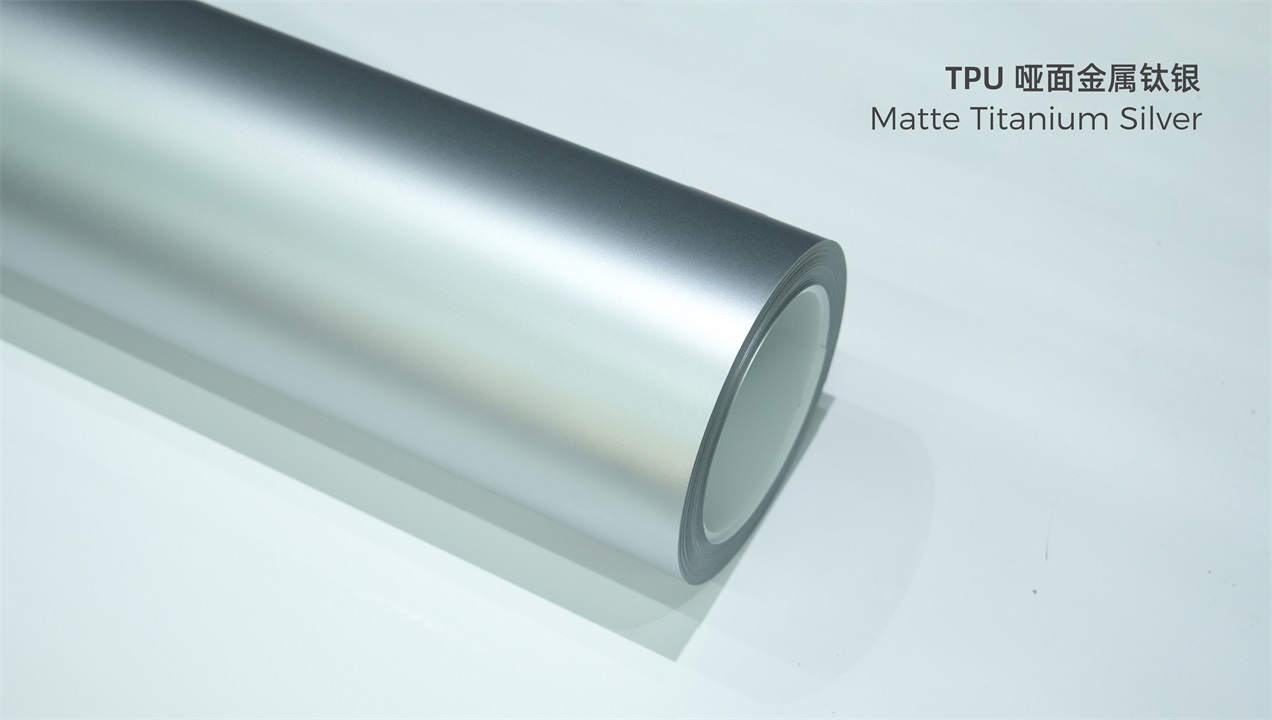 ELOV PPF-CP248 Matte Titanium Silver color paint protection film roll