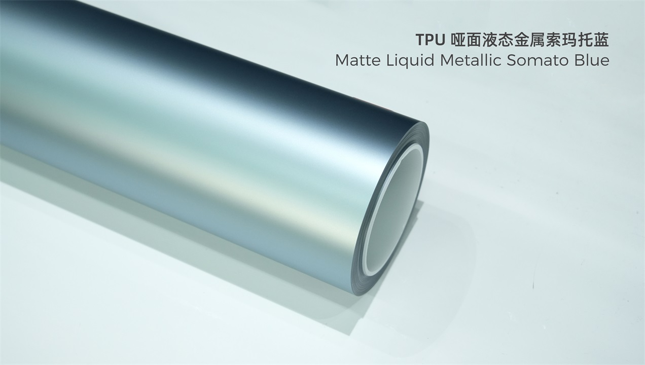 ELOV PPF-CP249 Matte Liquid Metallic Somato Blue color paint protection film roll
