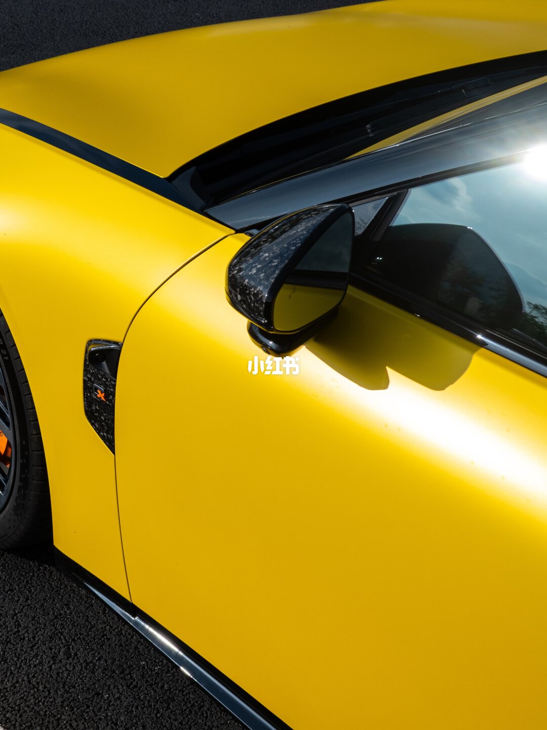 ELOV PPF-CP252 Matte Sports Yellow color PPF application on car - image 1