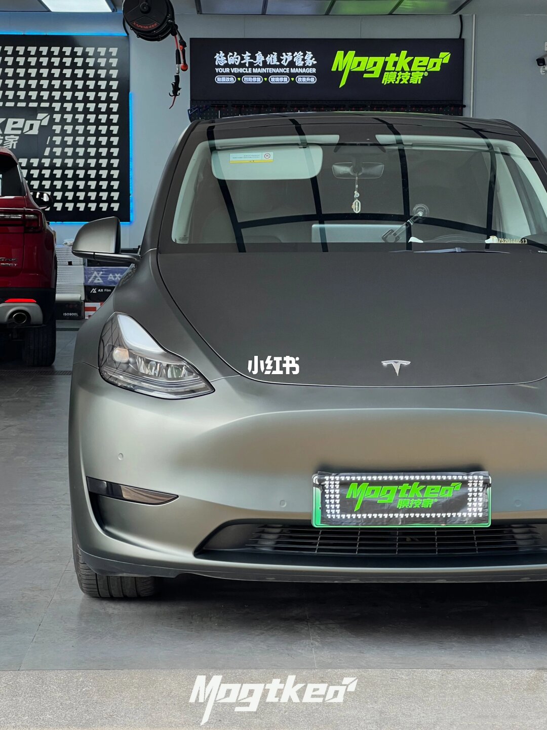 ELOV PPF-CP255 Matte Mysterious Green color PPF application on car - image 3