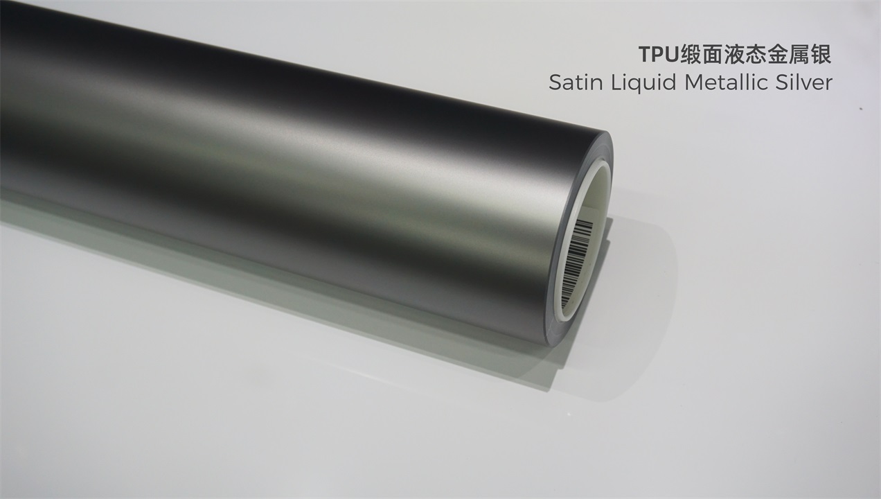 ELOV PPF-CP268 Satin Liquid Metallic Silver color paint protection film roll