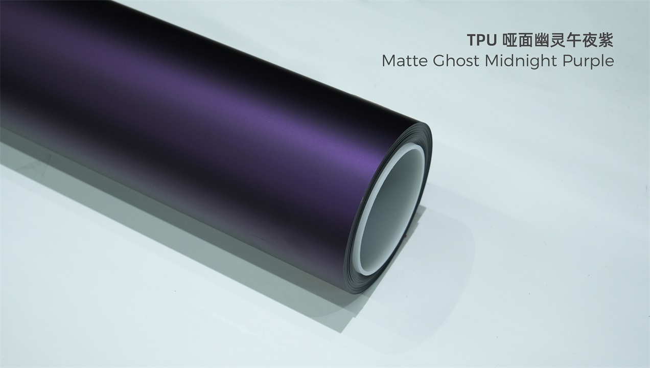 ELOV PPF-CP279 Matte Ghost Midnight Purple color paint protection film roll