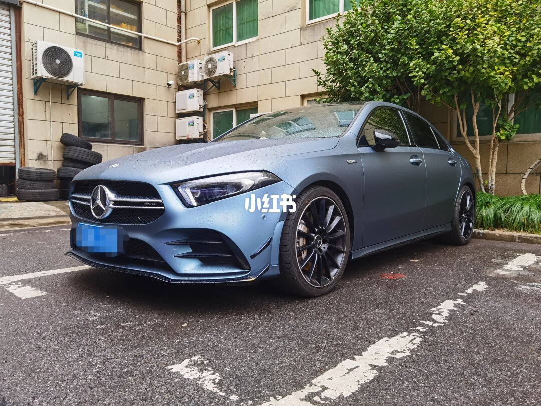 ELOV PPF-CP283 Satin Grayish Blue color PPF application on car - image 1