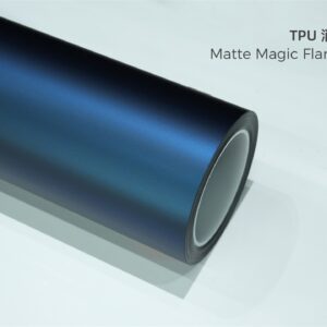 ELOV PPF-CP285 Matte Magic Flame Dark Blue color paint protection film roll