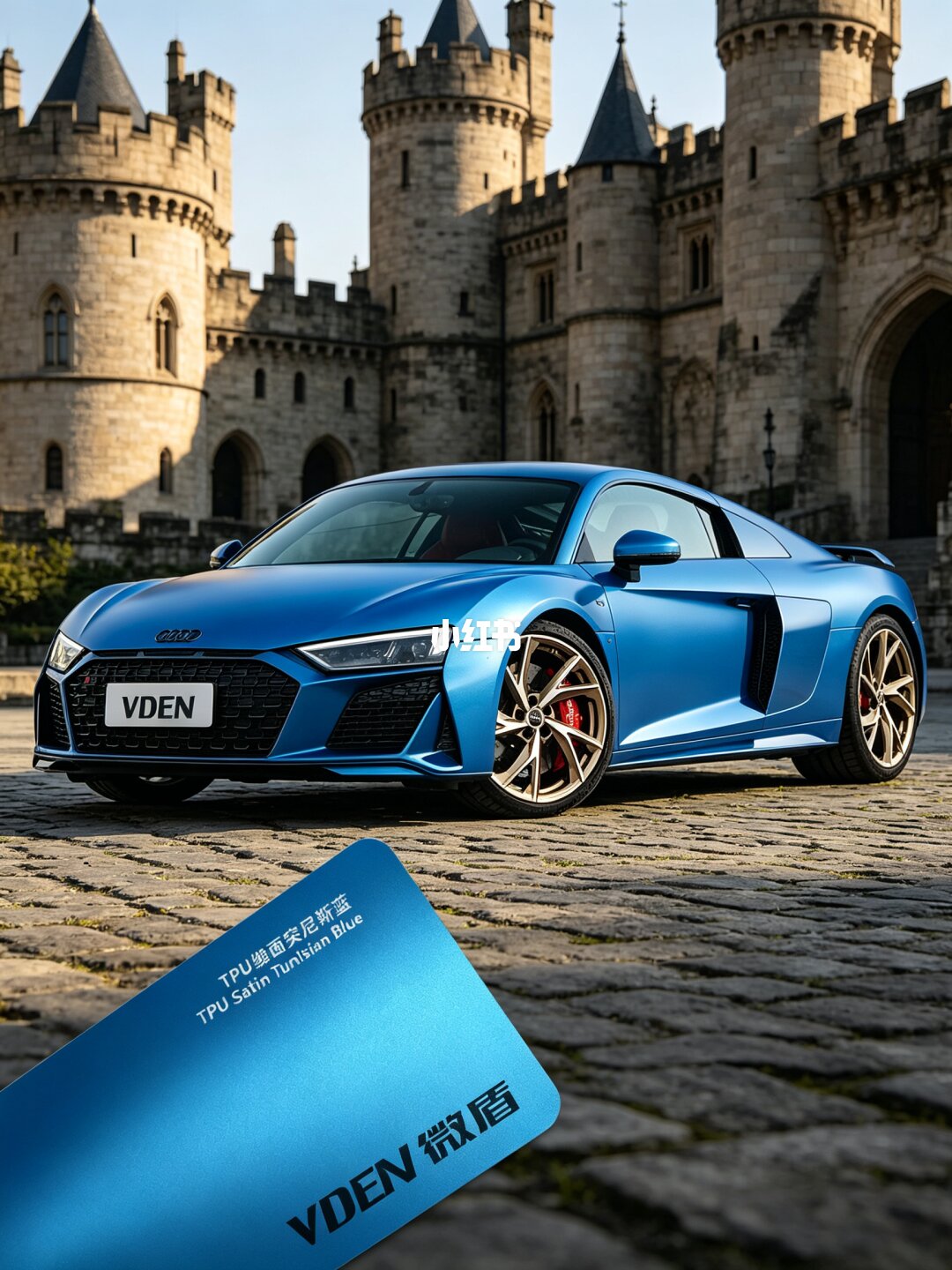 ELOV PPF-CP286 Satin Tunisian Blue color PPF application on car - image 1