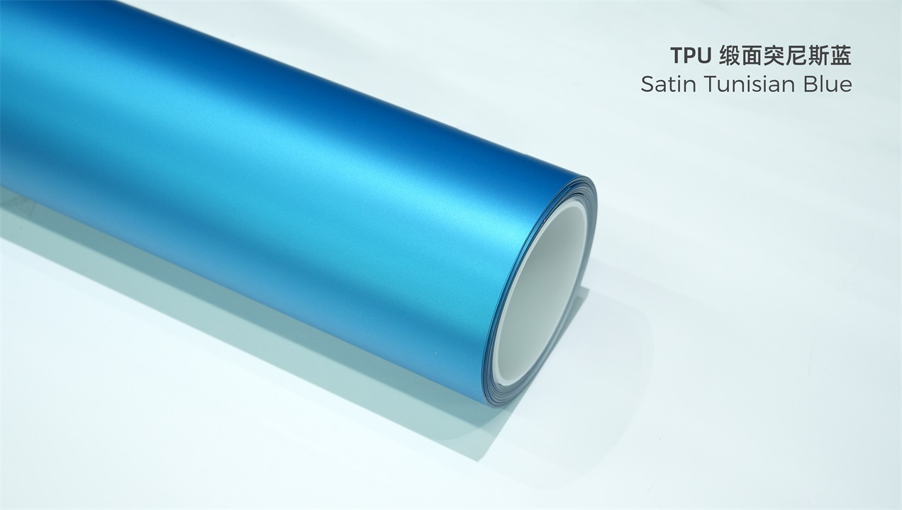 ELOV PPF-CP286 Satin Tunisian Blue color paint protection film roll