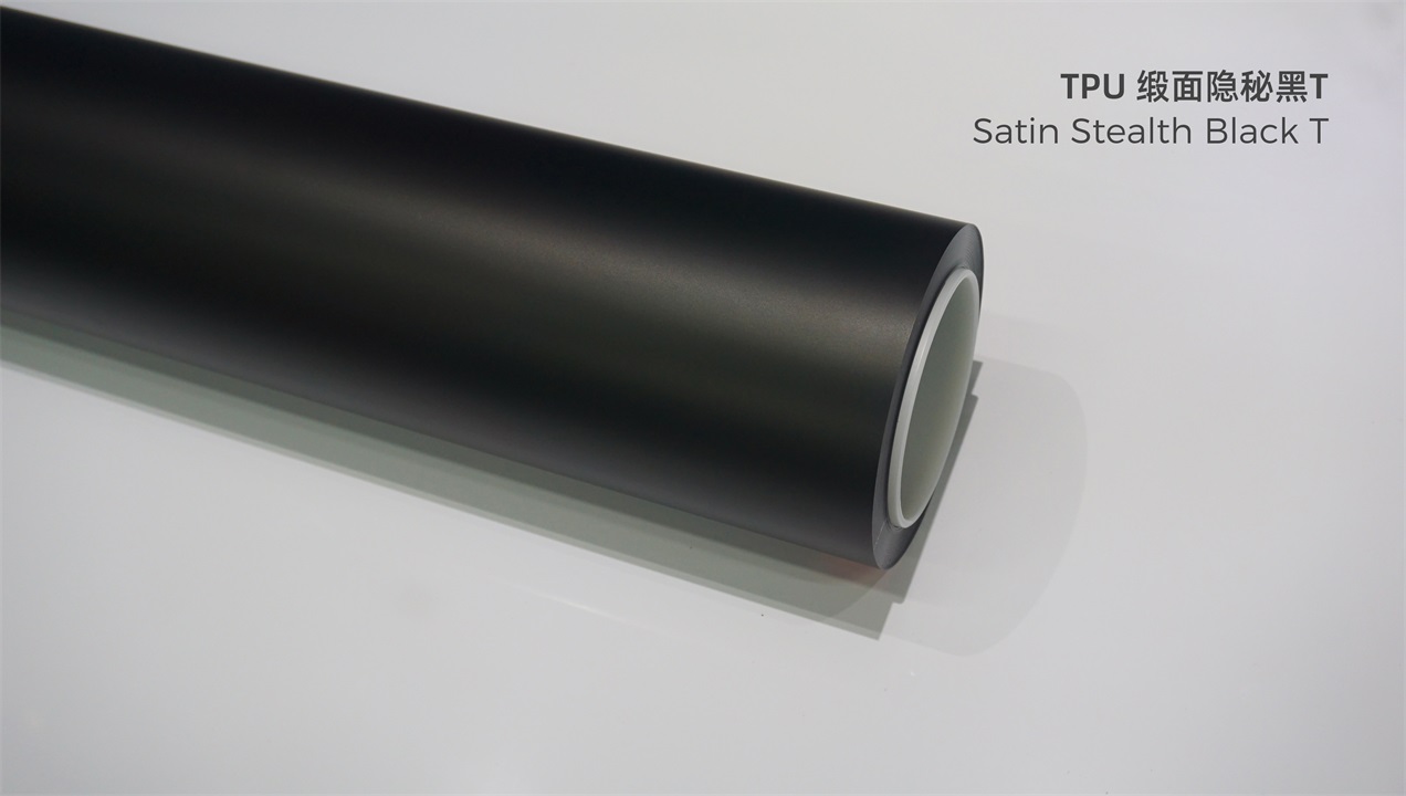 ELOV PPF-CP288 Satin Stealth Black color paint protection film roll