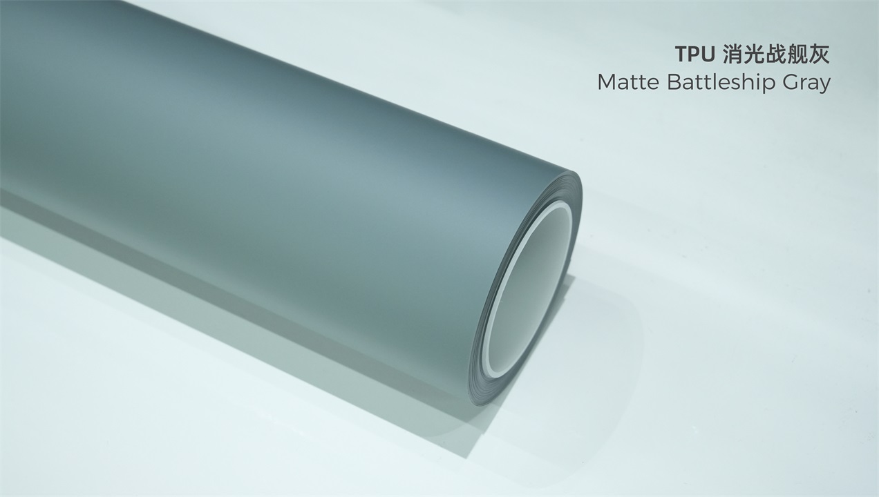 ELOV PPF-CP290 Matte Battleship Gray color paint protection film roll