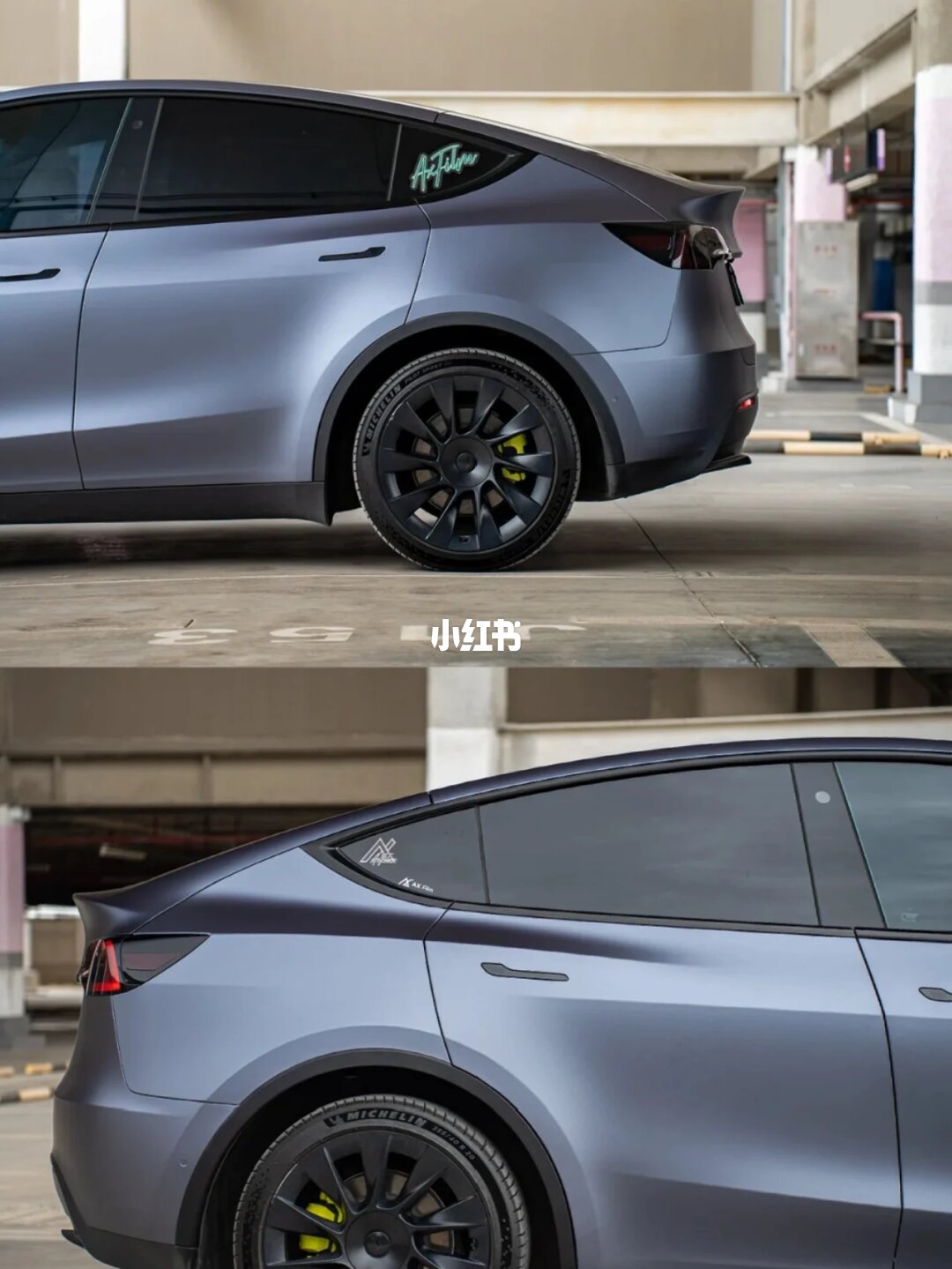 ELOV PPF-CP294 Satin Competition Blue color PPF application on car - image 1