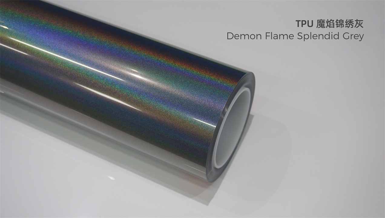 ELOV PPF-CP301 Demon Flame Splendid Grey color paint protection film roll