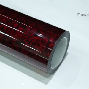 ELOV PPF-CP304 Flower Carbon Red color paint protection film roll