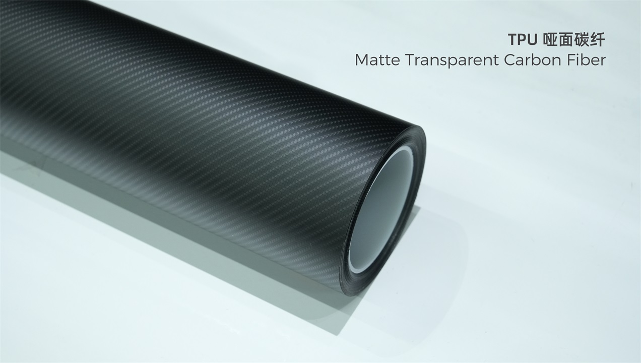 ELOV PPF-CP307 Matte Transparent Carbon Fiber color paint protection film roll