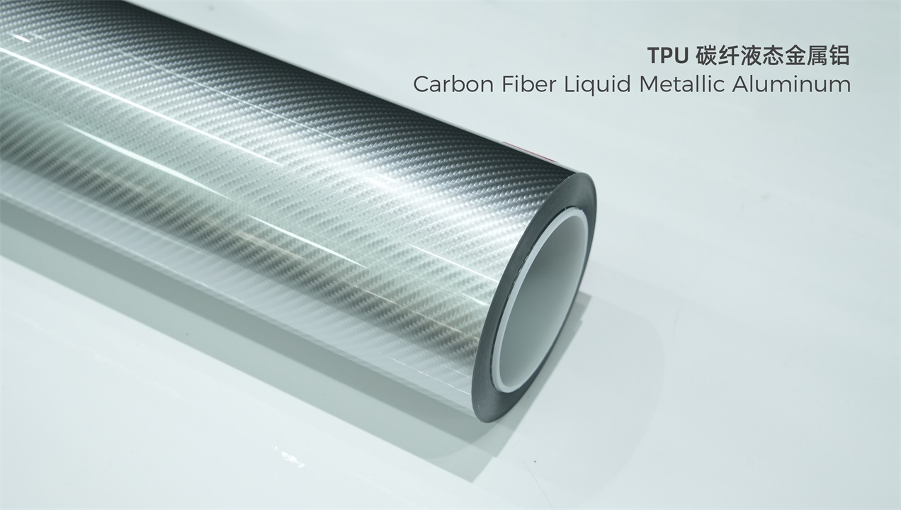 ELOV PPF-CP310 Carbon Fiber Liquid Metallic Silver color paint protection film roll