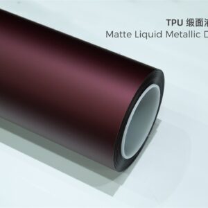 ELOV PPF-CP311 Matte Liquid Metallic Dracaena Red color paint protection film roll