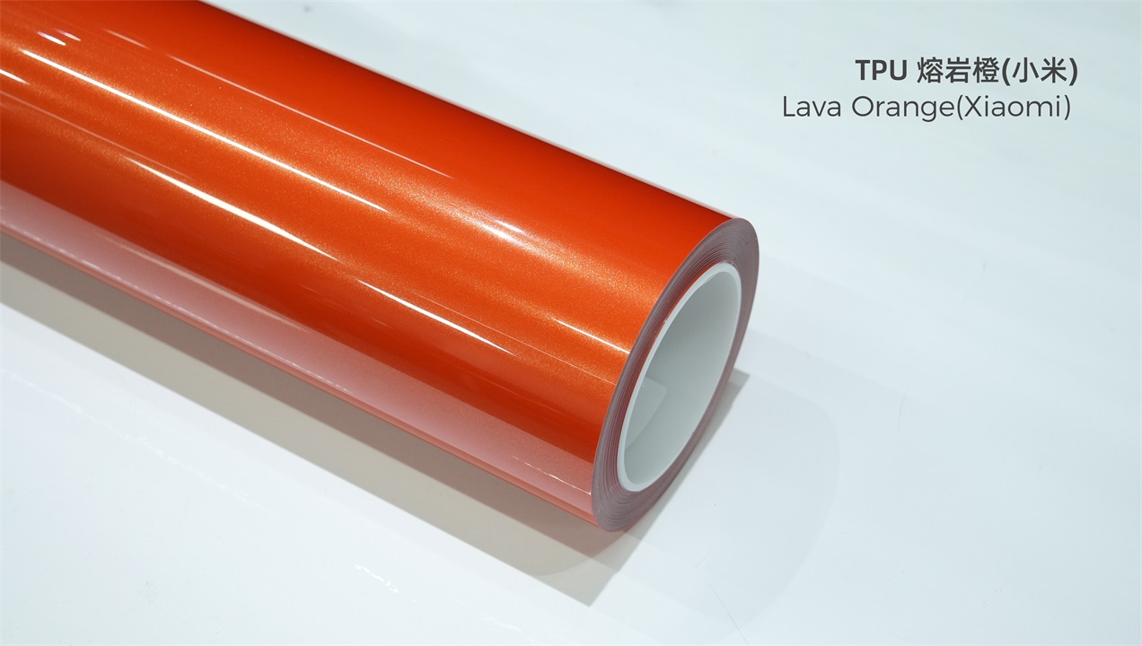 ELOV PPF-CP315 Lava Orange Xiaomi color paint protection film roll