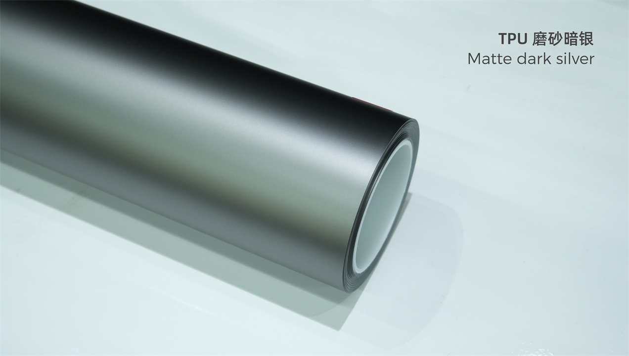 ELOV PPF-CP322 Matte Dark Silver color paint protection film roll