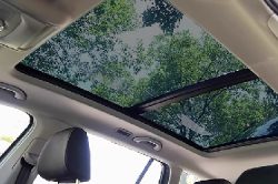 Black Ice Armor Sunroof Film inside view