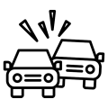 Car scratches icon